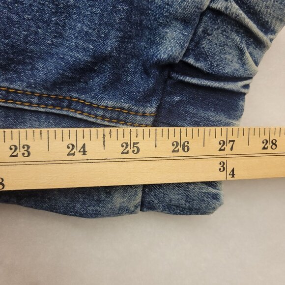 Hype Women's Blue Denim Joggers Size 21/22 - Stretchy Comfortable Elastic Waist - Picture 12 of 12